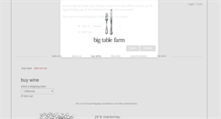 Desktop Screenshot of bigtablewine.com
